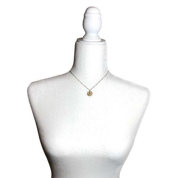 Gold Tone Capricorn Zodiac Short Length Necklace - Picture 7 of 16